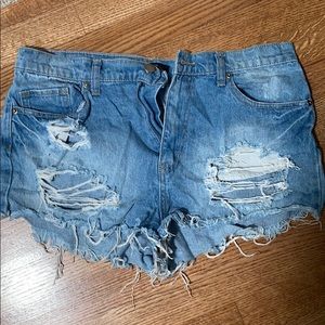 High waisted shorts